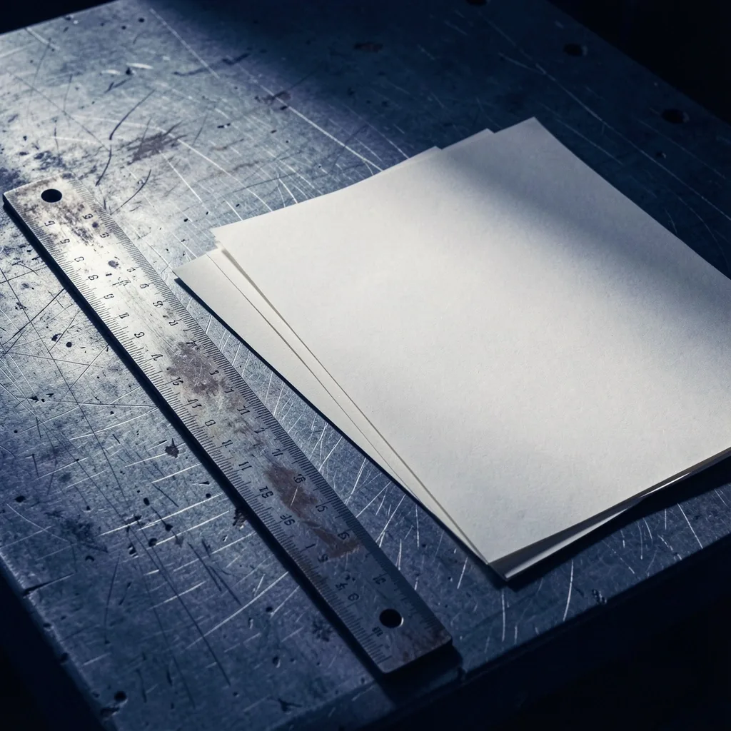 Materiales de archivo sobre una mesa de trabajo